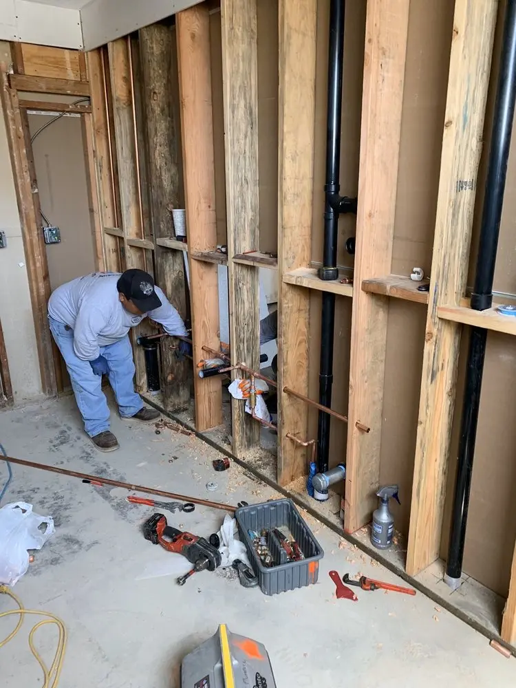 Commercial rough-in plumbing for Gas Line Repair in Center Moriches